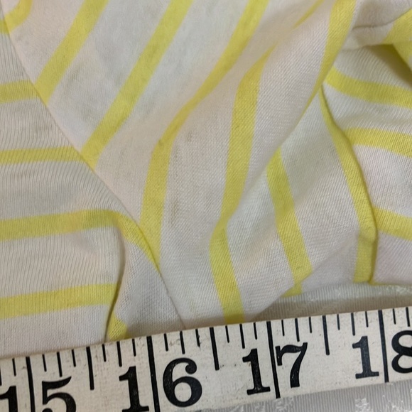 Lucky Brand Unique Yellow Striped Tee with Tie NWTs - Picture 10 of 10